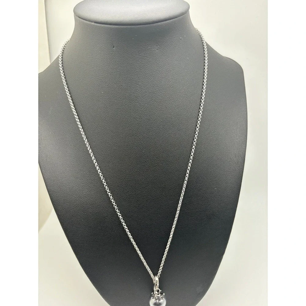 Sterling‎ Necklace with Natural pearl Pendant